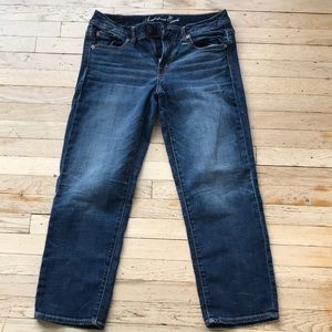 American Eagle stretch cropped jeans